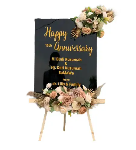 Papan Bunga Akrilik Telaga Antang