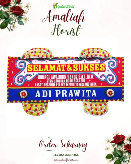 Papan Bunga Ucapan Selamat Telaga Antang
